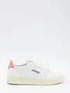 Autry 'medalist' White Low Top Sneakers With Logo Patch On Tongue And Side In White