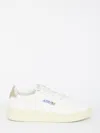 Autry White Smooth Leather Sneakers In White