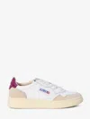Autry 'medalist' White Low Top Sneakers With Logo Patch On Tongue And Side In White