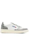 Autry Medalist Low Leather Sneakers In White