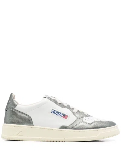 Autry Medalist Low Leather Sneakers In Multi