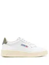 Autry Classic Low-top Sneakers With Logo Patches In White