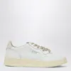 Autry Low-top Sneakers With Suede Accents And Golden Details