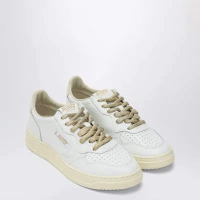 Autry Medalist Sneakers White/gold