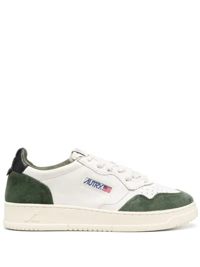 Autry Medalist Sneakers With Inserts In Green