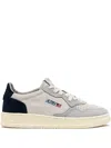 Autry Low-top Sneakers With Suede And Leather Accents In Neutral