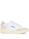 Autry Medalist Suede-panel Lace-up Sneakers