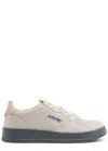 Autry Medalist Suede Sneakers In Light Grey