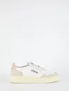 Autry Medialist Low Leather Sneakers In White