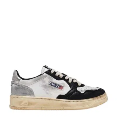 AUTRY AUTRY MEDALIST SUPER VINTAGE LACE-UP SNEAKERS