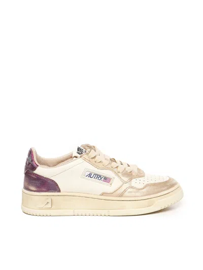 Autry Medalist Super Vintage Leather Sneakers