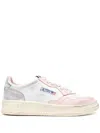 Autry Medalist Super Vintage Leather Sneakers In White