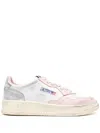 Autry Medalist Super Vintage Leather Sneakers In White