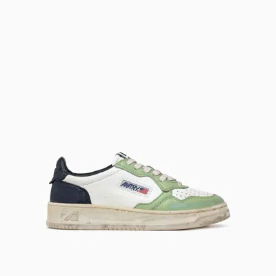 Autry Medalist Super Vintage Low Sneakers Avlw Sv18 In Green