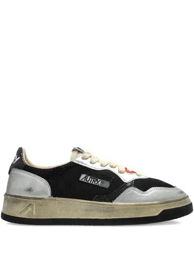 Autry Medalist Super Vintage Sneakers In Black