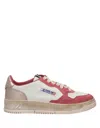 Autry "medalist Low Super Vintage" Sneakers In Pink