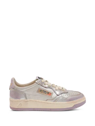 Autry Medalist Super Vintage Sneakers In Neutral