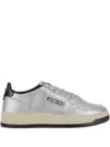 Autry Medalist Lace-up Sneakers In Gray