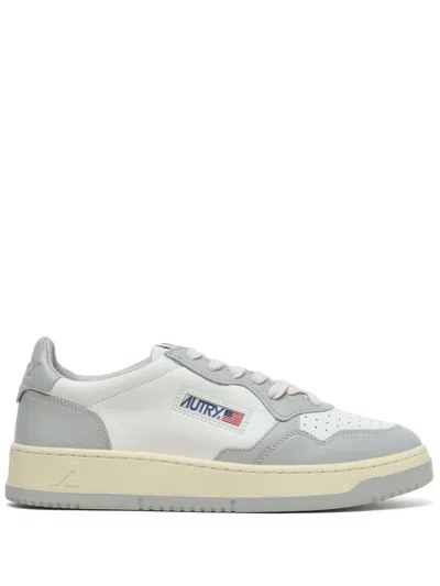 Autry Medalist Two-tone Sneakers In Gray