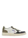 Autry Leather Medalist Low Super Vintage Sneakers In White