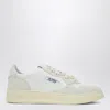Autry Medalist White Leather And Suede Trainer
