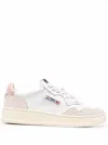 Autry Medalist Low-top Mixed Leather Sneakers