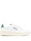 Autry 'medalist' White Low Top Sneakers With Contrasting Heel Tab
