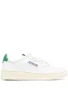 Autry Medalist Low Leather Sneakers In White