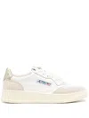 Autry Medalist White Low-top Sneakers With Suede In White