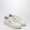 Autry Medalist Low Sneaker With Contrast Heel Tab In White