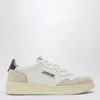 Autry Black Cow Leather Sneakers In White