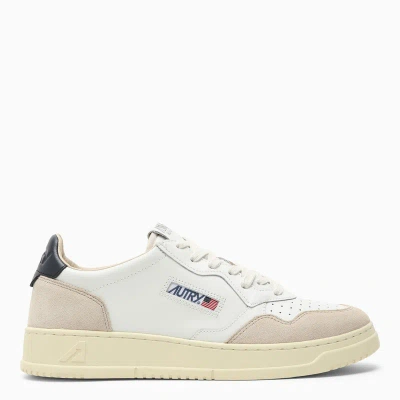 Autry Medalist White/blue Leather Trainer
