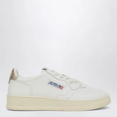 Autry Leather Medalist Low Sneakers In White