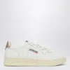 Autry 'medalist' White Low Top Sneakers With Contrasting Heel Tab
