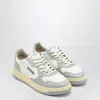 Autry Medalist Perforated Trainers In Gray