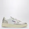 Autry Medalist White/platinum Sneaker In Metallic