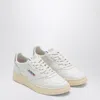Autry Low-top Sneakers With Perforated Detailing And Rubber Sole In White