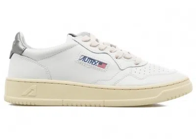 Pre-owned Autry Medalist (women's) Sneakers In White/silver