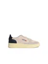 Autry Low-top Sneakers With Suede And Leather Accents In Blue
