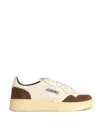 Autry Medialist Brown Suede Sneakers In Brown