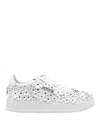 Autry Low-top Sneakers With Clean Silhouette And Rounded Toe In White