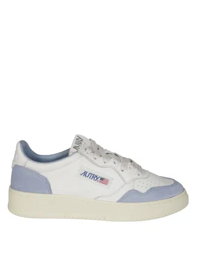 Autry Medialist Low Goat/suede Sneakers In White
