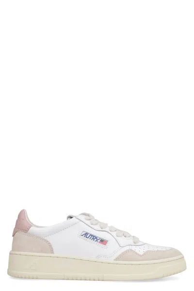 AUTRY AUTRY MEDIALIST LOW LEATHER SNEAKERS