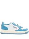 Autry Bicolor Medalist Leather Low Sneakers In Blue