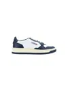 Autry Low Top Leather Sneakers In Black
