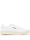 Autry White Leather Sneakers With Perforated Detailing In White