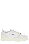 Autry Medalist Sneakers In Leather With Suede Inserts In White