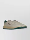Autry 'medialist' Perforated Toe Leather Sneakers In Metallic