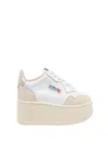 Autry Platform Low-top Sneakers With Platform Sole In White