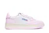 Autry Sneakers Low-top Perforated Detailing In Blush Bride